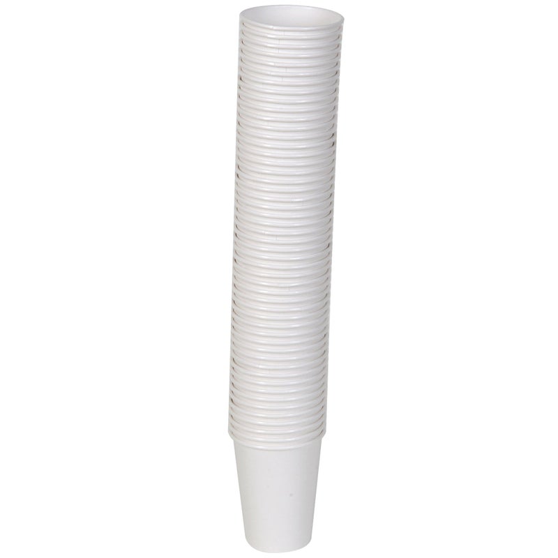 Georgia-Pacific Dixie 8 oz. Paper Hot Coffee Cup by GP PRO (Georgia-Pacific), White, 2338W, 1,000 Count (50 Cups Per Sleeve, 20 Sleeves Per Case) - Image 4